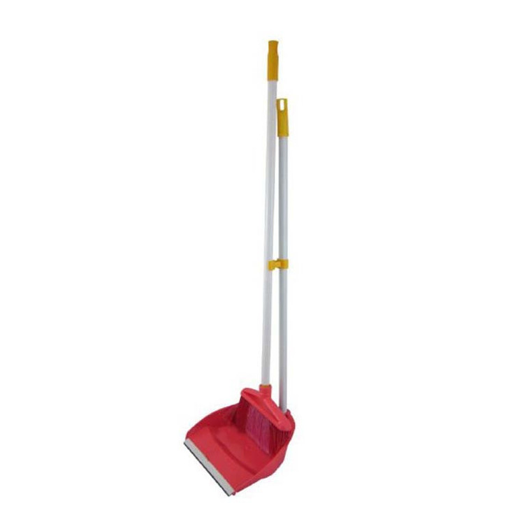 ست جارو و خاک انداز ایستاده لبه دار گلچین p207