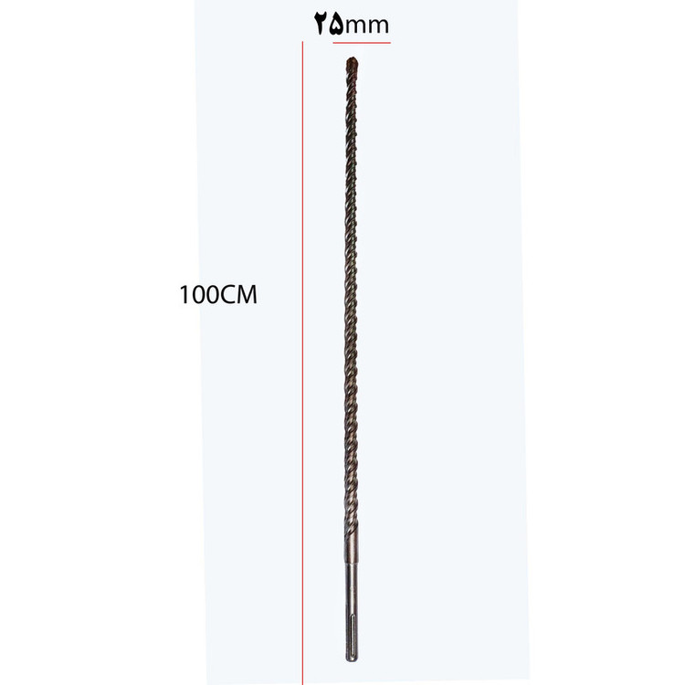 مته پنج شیار ولف مدل 100cm سایز 25 میلیمتر