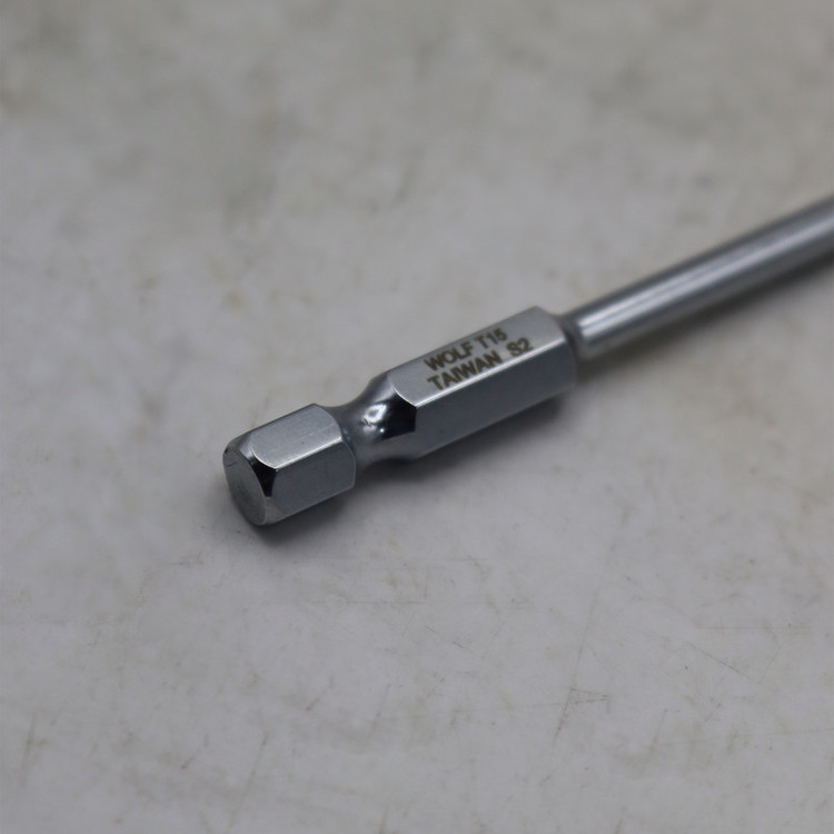 سری پیچ گوشتی ستاره ای ولف مدل بیت خور کد YP-T10/150MM سایز 15 سانتی متر