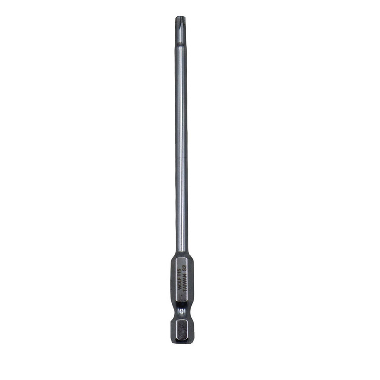 سری پیچ گوشتی ستاره ای ولف مدل بیت خور کد YP-T15/100MM سایز 10 سانتی متر