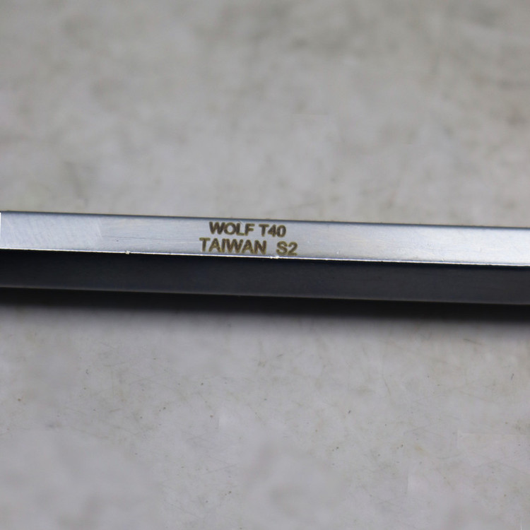 سری پیچ گوشتی ستاره ای ولف مدل بیت خور کد YP-T40/100MM سایز 10 سانتی متر