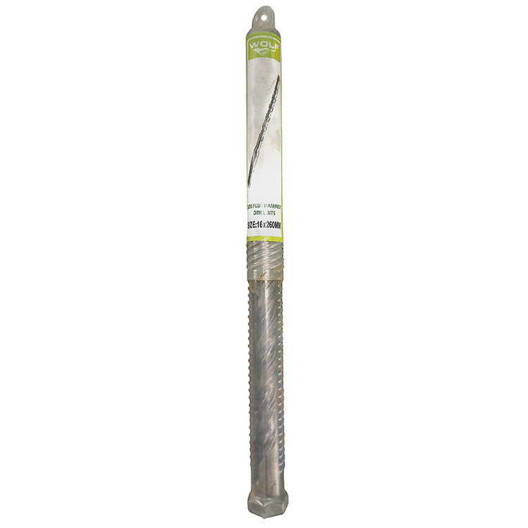 مته چهار شیار ولف مدل 26cm سایز 16 میلیمتر