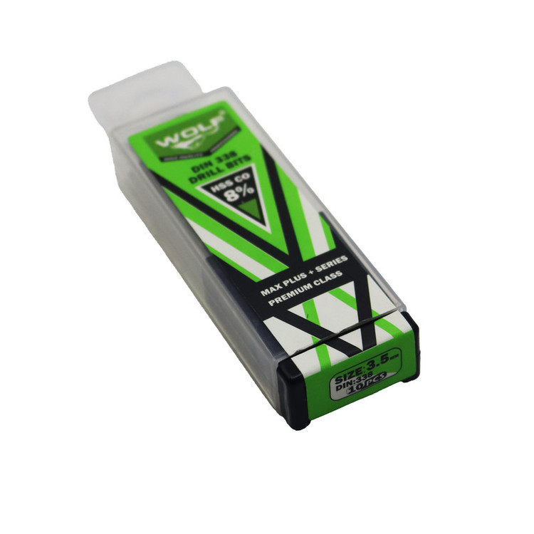 مته آهن ولف مدل مکس پلاس کد YP-03.5MM سایز 3.5 میلی متر مجموعه 10 عددی