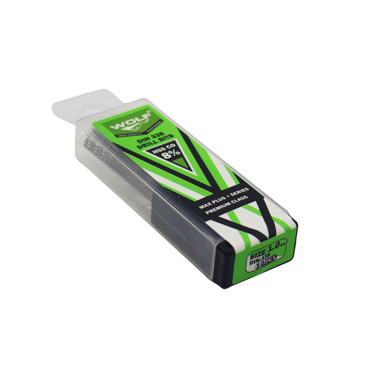 مته آهن ولف مدل مکس پلاس کد YP-01MM سایز 1 میلی متر مجموعه 10 عددی